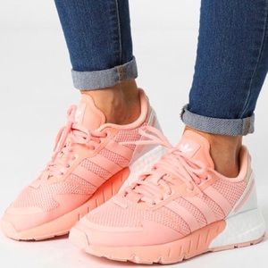 NWT Original ZX 1K Boost PINK Sneakers Shoes 8
